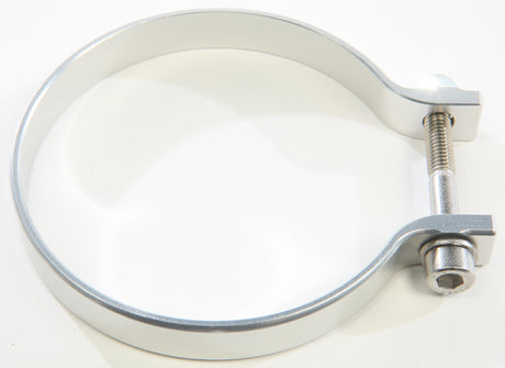 AXIA 3.25-Inch Silver Strap Clamp for ATV/UTV Roll Cages – Universal Mounting Bracket for Roofs, Lights, Cameras, and More