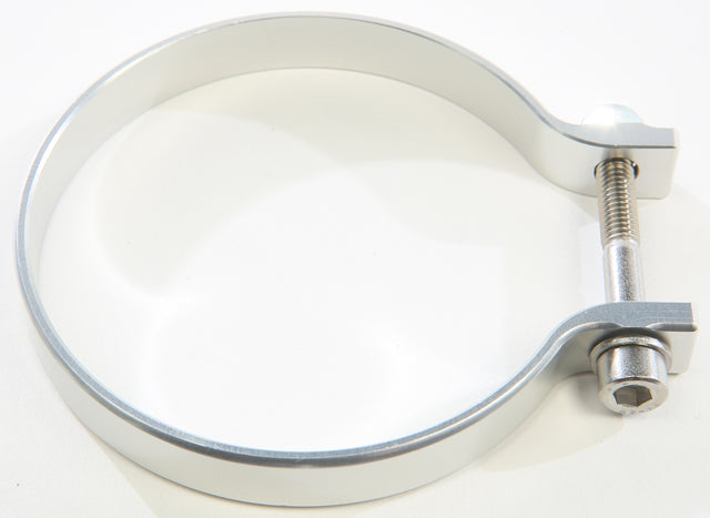 AXIA 3.25-Inch Silver Strap Clamp for ATV/UTV Roll Cages – Universal Mounting Bracket for Roofs, Lights, Cameras, and More