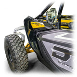 Aggressive front fender extension kit for Maverick R 2024+, protects suspension and cockpit