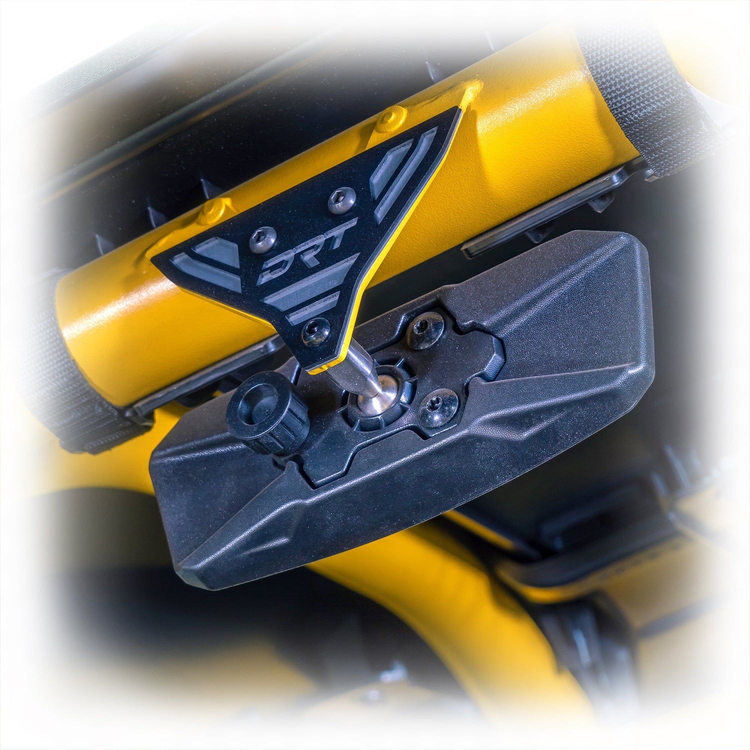 Can Am Maverick X3 / R Center Mirror Tab Cover Plate for OEM Cage | DRT Motorsports