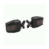 LED Side Mirrors from AJK Offroad by Metra Powersports Close Up of Back of Mirrors