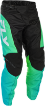Fly Racing F 16 Pants Aqua/Black/White Size 36 for Motocross and Off-Road Vehicles