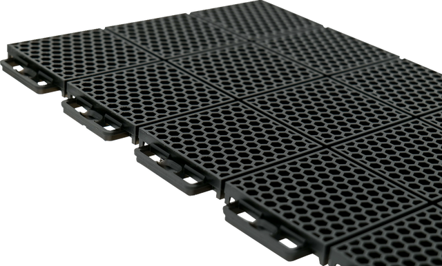 CALIBER ProTech Smooth Flooring - Black - 8 pcs 13610-1