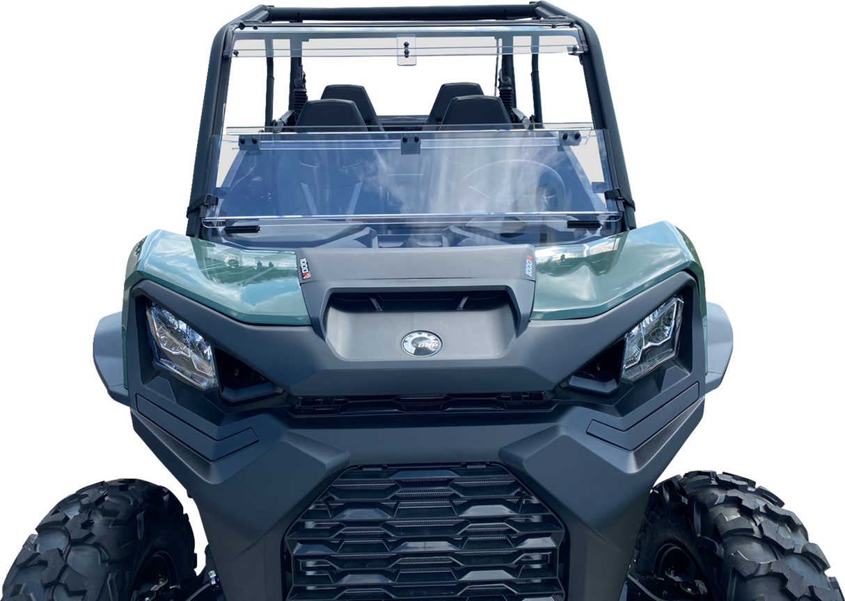 MOOSE OFFROAD Full Folding Windshield - Deluxe for Can-Am Vehicles V000292-12200M