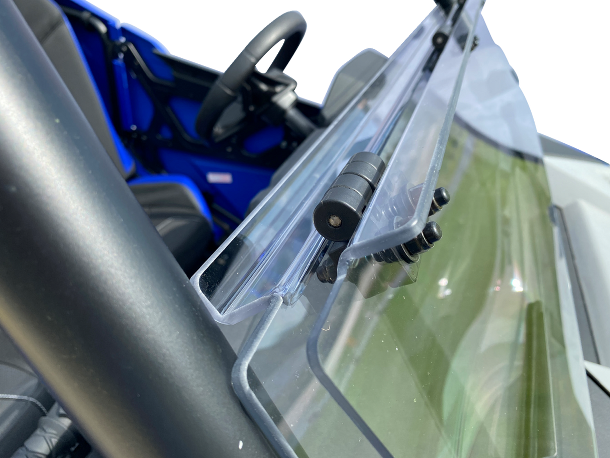 MOOSE OFFROAD Full Folding Windshield - Deluxe for Can-Am Vehicles V000292-12200M