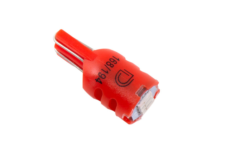 Diode Dynamics 194 LED Bulb HP3 LED - Red Short (Single)