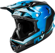 Fly Racing Werx R Flow Carbon Helmet for Motorcycle - Black, Blue, White, XL
