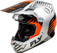 Fly Racing Formula Cp Slice Helmet Grey/Orange/Black Medium – DOT & ECE Approved Motorcycle Helmet with Impact Absorption Features