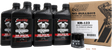 KLOTZ Indian Thunderstroke 6 Quart Synthetic Oil Change Kit for Harley-Davidson Motorcycles