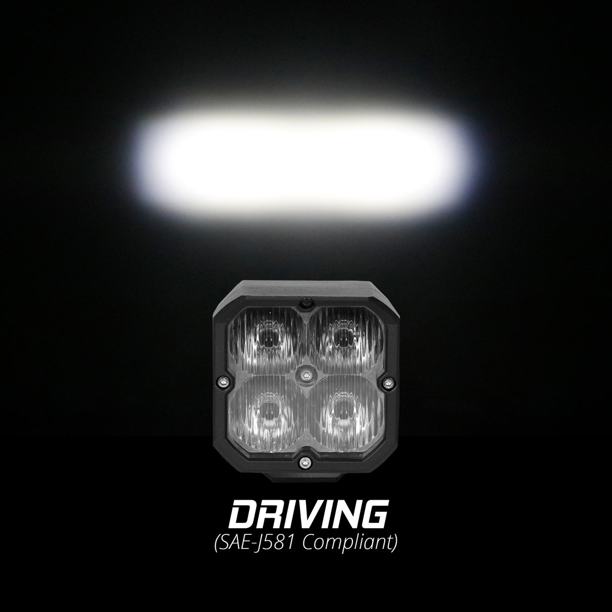 XK GLOW 20W RGB Pod Lights with Driving Beam Pattern – Universal Fit for Off-Road and Automotive Vehicles