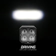 XK GLOW 20W RGB Pod Lights with Driving Beam Pattern - Fits Off-Road Vehicles and Trucks