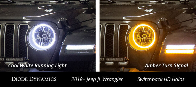 Diode Dynamics Halo Lights LED 50mm Switchback (Pair)