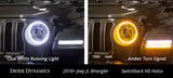 Diode Dynamics Halo Lights LED 50mm Switchback (Pair)