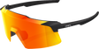 100% Aerocraft Sunglasses with HiPER Red Lens - Soft Tact Black Finish - Ideal for Motorcycles and Outdoor Activities