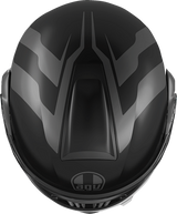 AGV Streetmodular Helmet Resia Matte Black/Gray Medium with Pinlock® 70 MaxVision™ - Fits Honda CBR1000RR, Yamaha YZF-R3, Kawasaki Ninja 400, Suzuki GSX-R600, and More