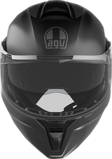 AGV Streetmodular Helmet Resia Matte Black/Gray Medium with Pinlock® 70 MaxVision™ - Fits Honda CBR1000RR, Yamaha YZF-R3, Kawasaki Ninja 400, Suzuki GSX-R600, and More