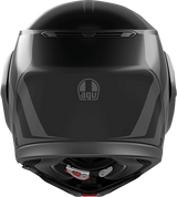AGV Streetmodular Helmet Resia Matte Black/Gray Medium with Pinlock® 70 MaxVision™ - Fits Honda CBR1000RR, Yamaha YZF-R3, Kawasaki Ninja 400, Suzuki GSX-R600, and More