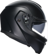 AGV Streetmodular Helmet Mono Matte Black - Medium | Fits Honda, Yamaha, Kawasaki, Suzuki, Harley-Davidson, and more