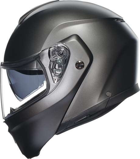 AGV Streetmodular Helmet Mono Matte Gray Medium (Part Number: 2118296002009M) – Compatible with Honda Civic, Toyota Camry, Ford F-150, Chevrolet Silverado, Jeep Grand Cherokee