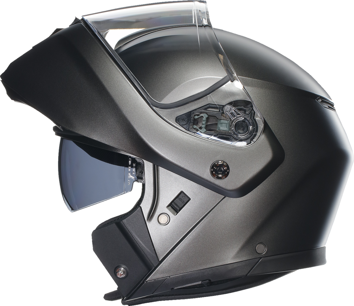 AGV Streetmodular Helmet Mono Matte Gray Medium (Part Number: 2118296002009M) – Compatible with Honda Civic, Toyota Camry, Ford F-150, Chevrolet Silverado, Jeep Grand Cherokee