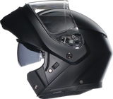 AGV Streetmodular Helmet Mono Matte Black - Medium | Fits Honda, Yamaha, Kawasaki, Suzuki, Harley-Davidson, and more