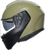 AGV Streetmodular Helmet Mono in Matte Pastello Green/Black – Small (Part 2118296002010S) – Compatible with Honda, Yamaha, Kawasaki, Suzuki, and more