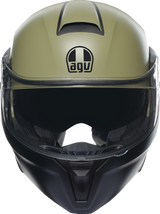 AGV Streetmodular Helmet Mono in Matte Pastello Green/Black – Small (Part 2118296002010S) – Compatible with Honda, Yamaha, Kawasaki, Suzuki, and more