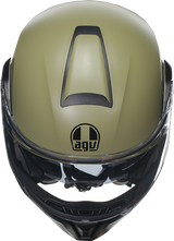 AGV Streetmodular Helmet Mono in Matte Pastello Green/Black – Small (Part 2118296002010S) – Compatible with Honda, Yamaha, Kawasaki, Suzuki, and more