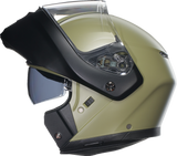 AGV Streetmodular Helmet Mono in Matte Pastello Green/Black – Small (Part 2118296002010S) – Compatible with Honda, Yamaha, Kawasaki, Suzuki, and more