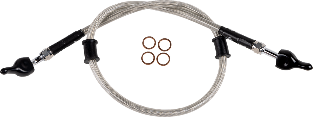 Moose Offroad Stainless Steel Brake Line H01-2-011/P for Jeep Wrangler and Ford F-150