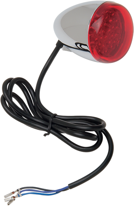 CHRIS PRODUCTS LED Turn Signal - Chrome/Red 8500R-LED