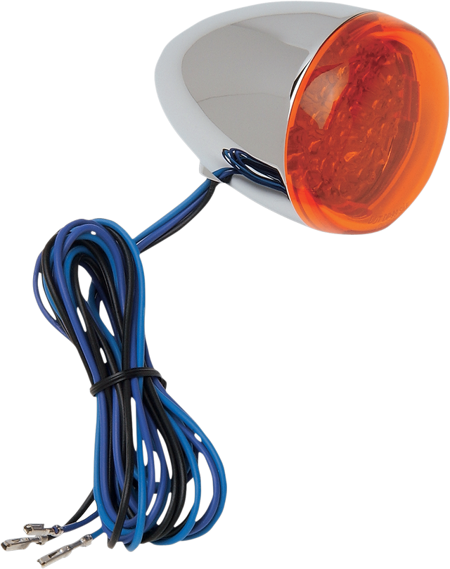 CHRIS PRODUCTS LED Turn Signal - Chrome/Amber 8501A-LED