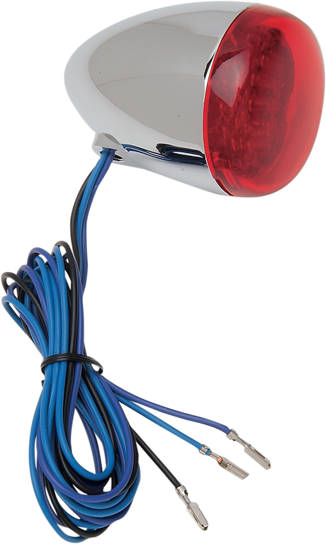 CHRIS PRODUCTS LED Turn Signal - Chrome/Red 8501R-LED