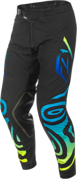 Fly Racing Evolution DST Zen Pants Black/Blue/Hi Vis Size 32 for Off-Road and Motocross Vehicles