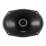 DS18 PRO-ZT69 6x9 Inch Coaxial Loudspeaker – 275 Watts RMS, 4 Ohm, Water-Resistant Mid-Range Speaker for Car Audio