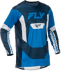 Fly Racing Lite Jersey Blue/White Medium for Motocross and Off-Road Vehicles