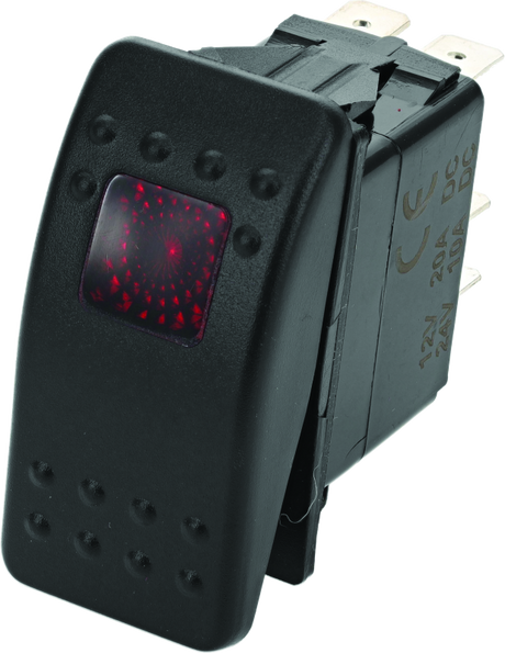 DragonFire Racing Lighted On/Off Rocker Switch with LED Backlight – Model 520982