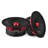 DS18 PRO-X6.4BM 6.5-Inch 250W RMS 4 Ohm Mid-Range Bullet Loudspeaker for Car Audio