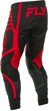 Fly Racing Lite Pants for Ca/Ny Black/Red - Size 30 | Motorcycle Riding Gear