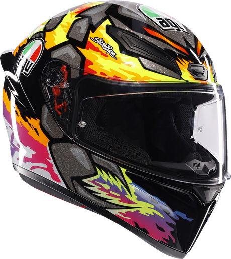 AGV K1 S Bezzecchi 2023 Motorcycle Helmet - Small, Shell, Ventilation & Safety Features