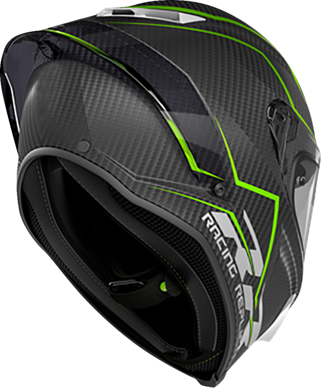 AGV Pista GP RR Performante Carbon and Lime Motorcycle Helmet – Fits Yamaha YZF, Honda CBR, Kawasaki Ninja, Suzuki GSX-R, Ducati Panigale (Size Medium)