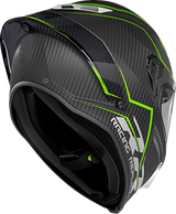 AGV Pista GP RR Performante Carbon and Lime Motorcycle Helmet – Fits Yamaha YZF, Honda CBR, Kawasaki Ninja, Suzuki GSX-R, Ducati Panigale (Size Medium)