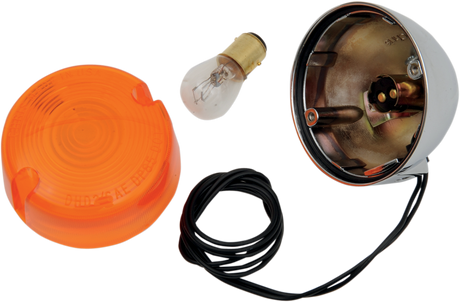 CHRIS PRODUCTS Turn Signal Assembly - Amber - '86-'95 FX/FL/XL 0004A