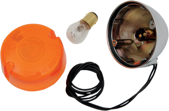 CHRIS PRODUCTS Turn Signal Assembly - Amber - '86-'95 FX/FL/XL 0004A