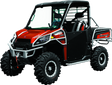 DragonFire Racing Polaris Ranger XP 900/ Ranger 1000 UTV Doors – Complete Front and Rear Door Kit