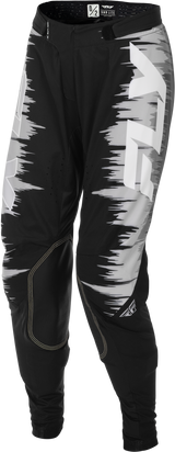 Fly Racing Women's Lite Pants Black/Grey/White Size 0-2 - Lightweight Motorcycle Riding Pants with Mesh Liner and Adjustable Fit