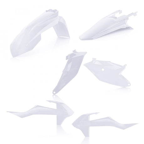Acerbis KTM SX85/21-24 and GasGas MC85 Plastic Kit – 20 White, Fits Powersports Vehicles