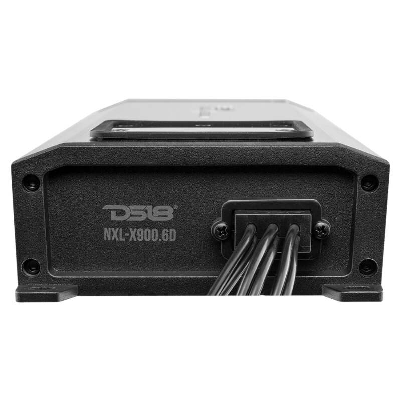 DS18 NXL-X900.6D 6-Channel Class-D Amplifier - Full-Range Power for Powersports Vehicles, 6 x 150 Watts RMS at 4 Ohm, IP67 Waterproof