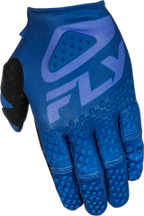 Fly Racing Kinetic Sym Gloves for Motorcycle and ATV - Ultramarine/Dark Blue, Small