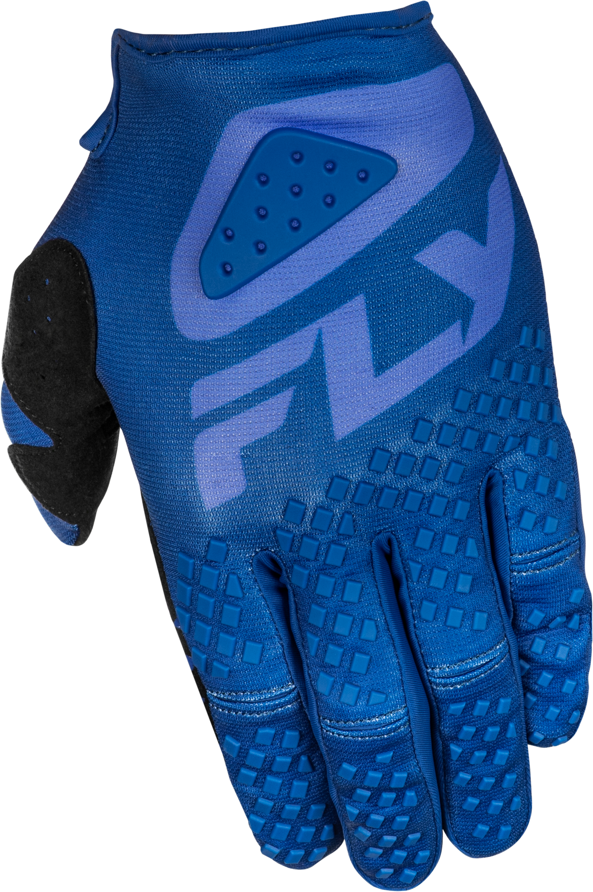 Fly Racing Kinetic Sym Gloves Ultramarine/Dark Blue for Motorcycle and ATV Riders